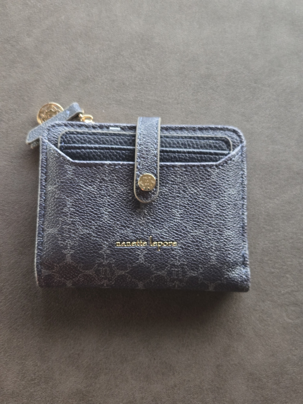 Nanette Lepore Black Wallet with Card Holder